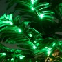 Künstliche Palme mit warmweißen LEDs, Dekoration für Innen und Außen.