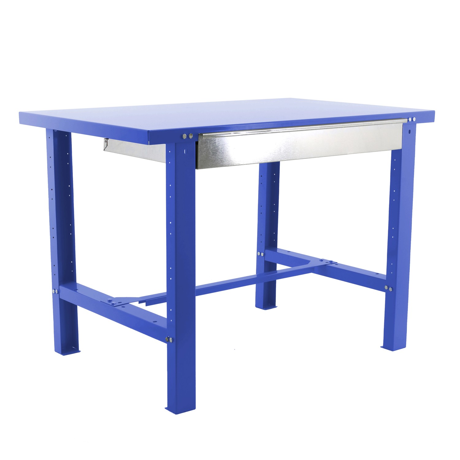 PROREGAL Werkbank Buffalo Metal mit Schublade HxBxT 83 x 150 x 73 cm Traglast 600 kg Blau