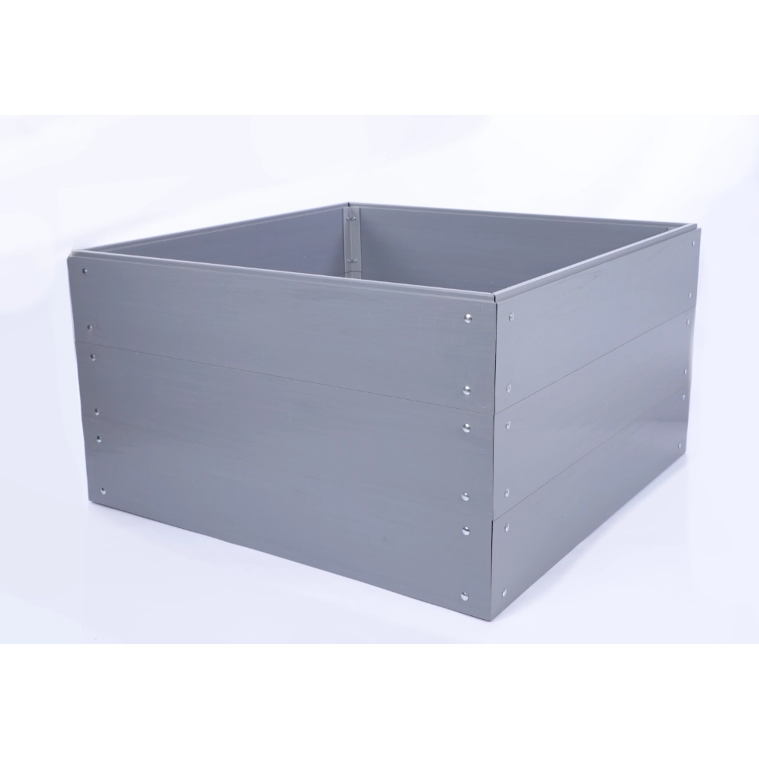 PROREGAL Hochbeete Growline Plast HxBxT 61x110x110cm 3 Ebenen Grau günstig online kaufen