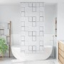 vidaXL Duschrollo 80x240 cm Quadratmuster 142847_2