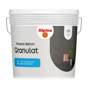 Alpina Granulat Mineral Beton Schiefergrau 6 kg