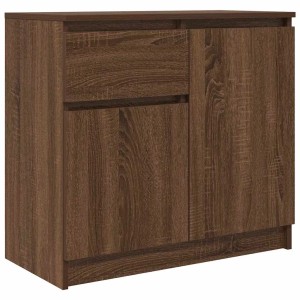 vidaXL Sideboard mit Schublade Braun Eichen-Optik 71x35x65 cm 861604