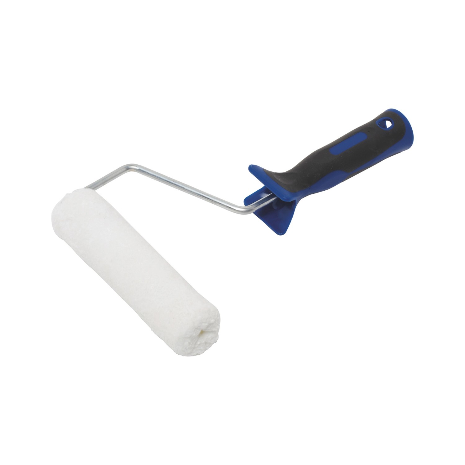LUX Lasuren-Roller für Dickschicht-Lasur 2K-Softgriff Schwarz-Blau 15 cm