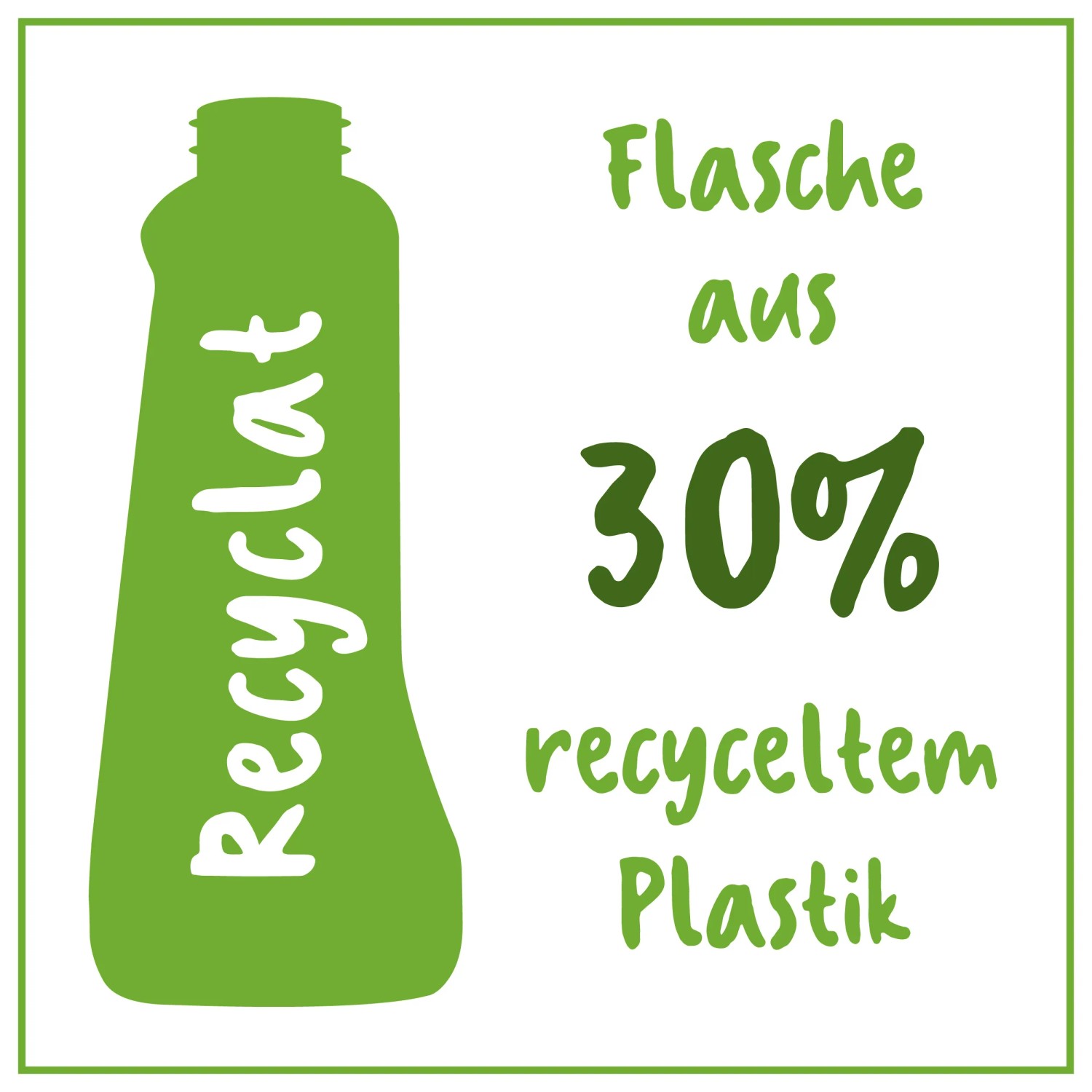 Poliboy Möbelpflege: Flasche aus 30% recyceltem Kunststoff.