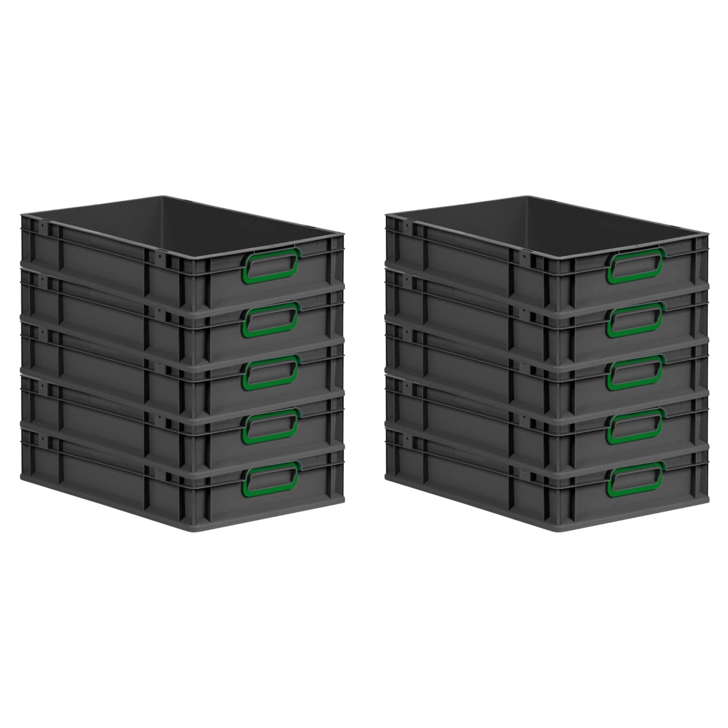 PROREGAL SparSet 10x Eurobox Nextgen Color HxBxT 12x40x60cm 23 Liter Griffe günstig online kaufen