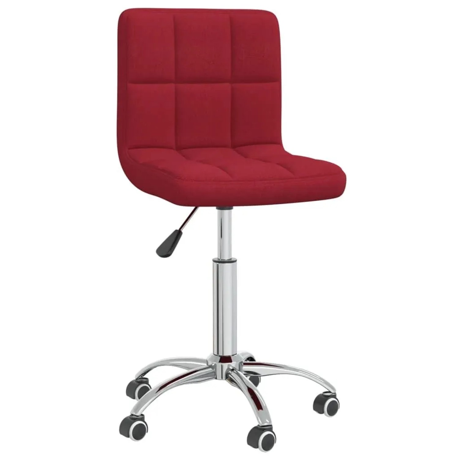 vidaXL Bürostuhl Drehbar Weinrot Stoff 334321