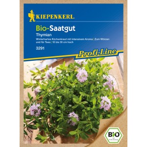 Kiepenkerl Bio Thymian Saatgut, aromatisches Küchenkraut für Beet und Topf.