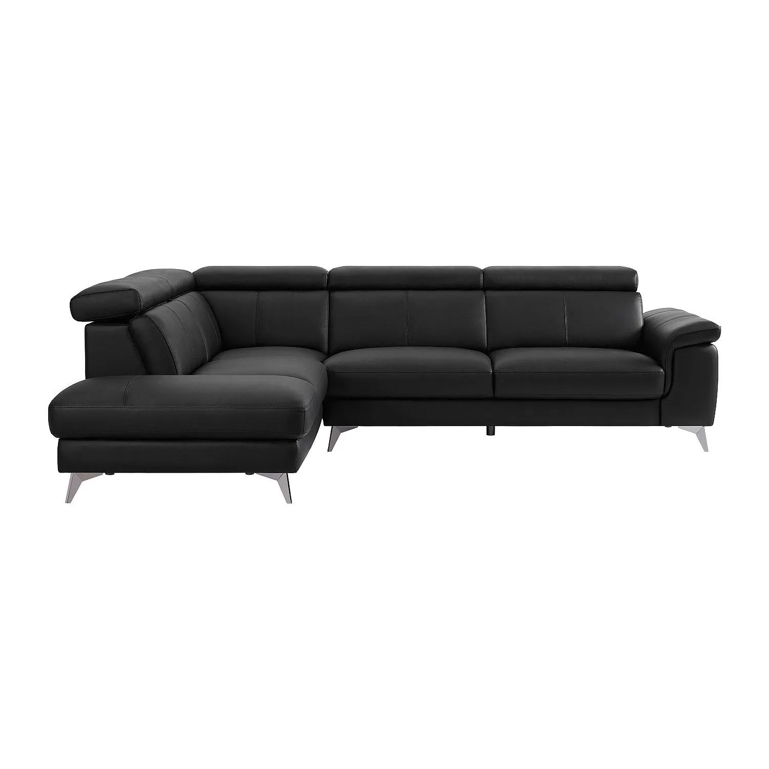 Vente-unique Sofa Ohne Schlafmöglichkeit Maramba Schwarz 288 cm