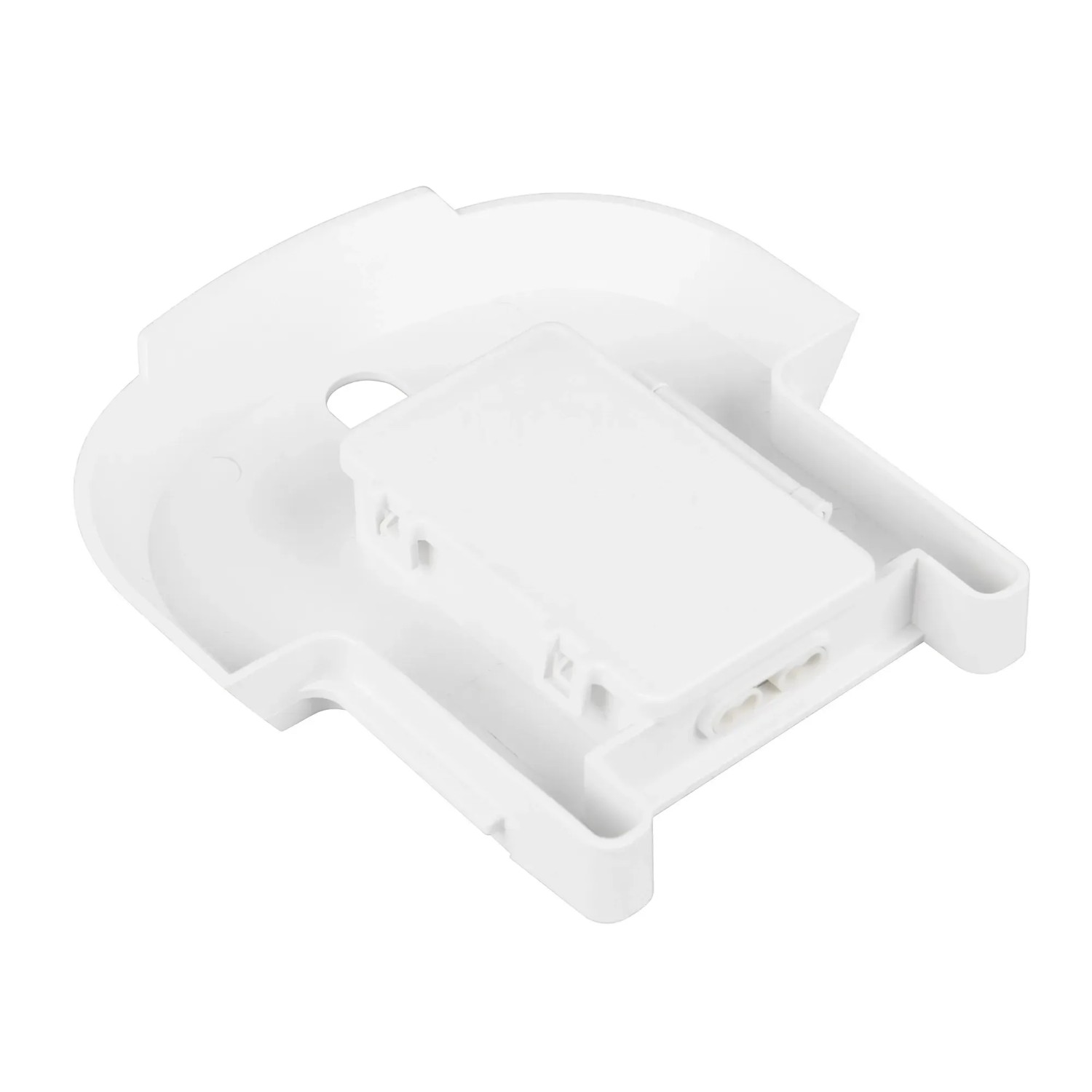 Detailaufnahme der Connect-Box für Reality LED-Deckenleuchte Alioth, zur einfachen Montage der Leuchte.