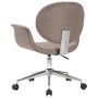 vidaXL Esszimmerstühle 2 Stk Drehbar Taupe Stoff 3054869_5