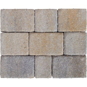 Diephaus Pflastersteine Semito Muschelkalk Mehrformat, rustikale Optik für Gartenwege und Terrassen.