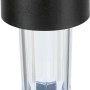 Schwarzer Solar-LED-Gartenstecker im 8er-Set, Ø 5,5 x 40 cm, für stimmungsvolle Außenbeleuchtung.