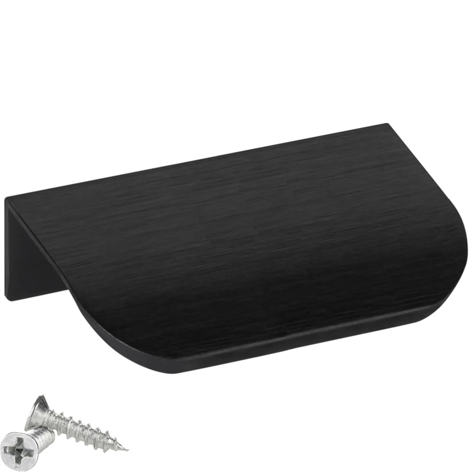 SOTECH Griffleiste BLANKETT TOMMY 70 x 18 x 42 mm Aluminium Schwarz Gebürstet