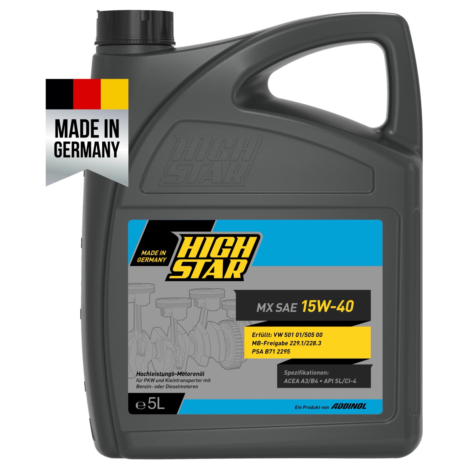 High Star MX SAE 15W-40 5 l Motoröl