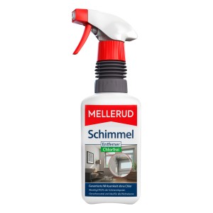 Mellerud Schimmel-Entferner 0,5 l Flasche mit Sprühkopf, chlorfrei für Wohnräume.