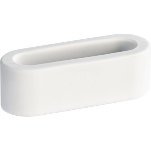 Weißer, selbstklebender Hama Kabelhalter (2er-Set) für Computer- und Multimedia-Zubehör.