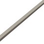 Alberts Winkelprofil, gleichschenklig, Aluminium, 10x10x1000 mm, dunkelgrau.