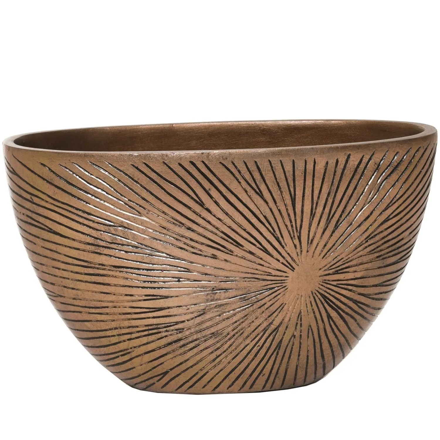 Vivanno Pflanzschale Chantant 37 cm x 18 cm x 21 cm Solisgold