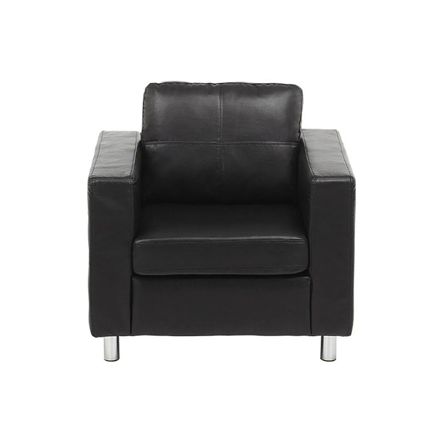 Vente-unique Sessel Mit Gerader Rückenlehne Ackley Schwarz 86 cm