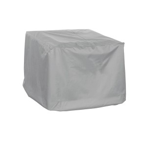 Graue Schutzhülle für Loungesessel, 85x85x80 cm, von Mehr Garten Protect.