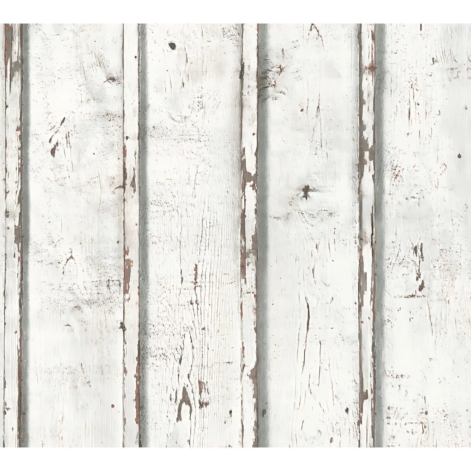 PROFHOME 953701-GU Landhaus Tapete Holzoptik Matt Weiß Creme Grau 0,53 m x günstig online kaufen