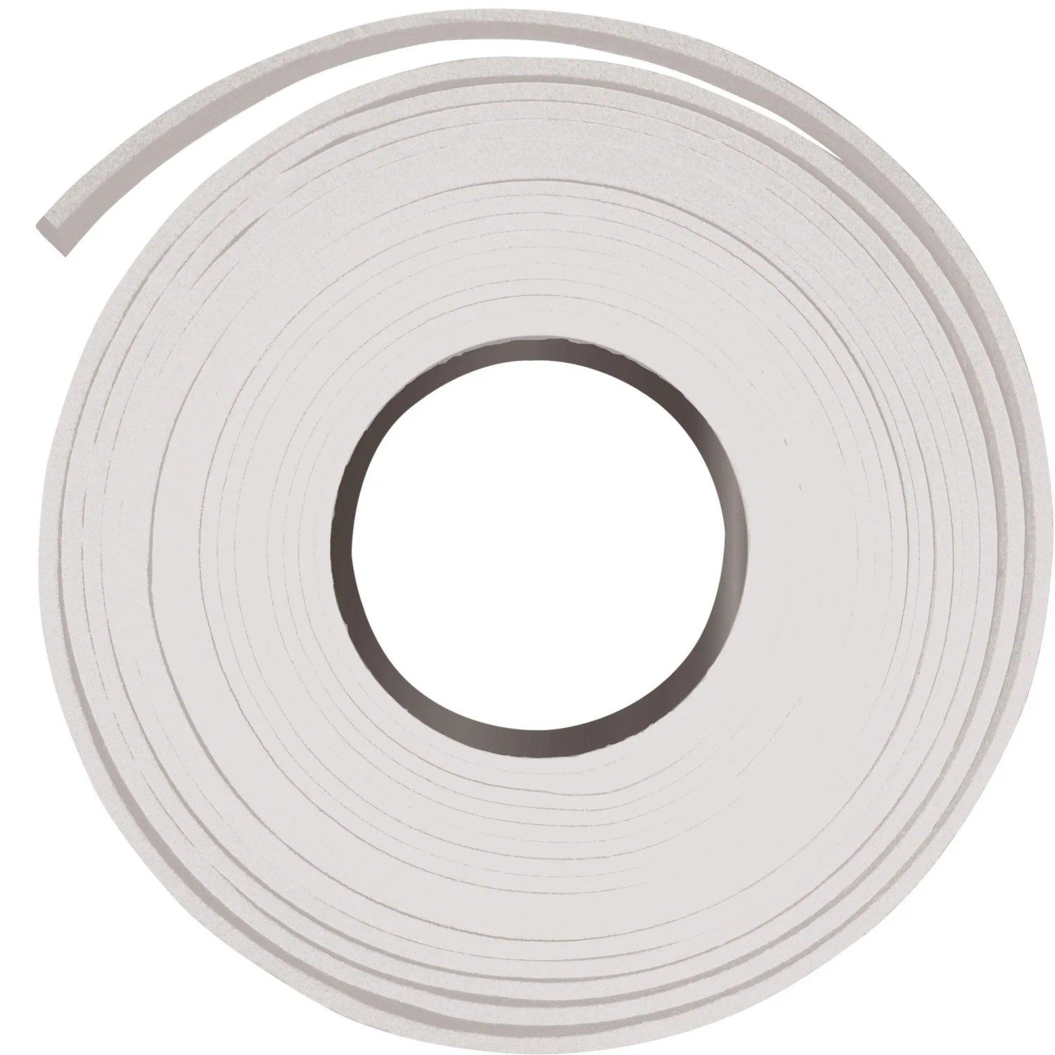 Roro Vorlegedichtband 6 mm x 10 m Weiß