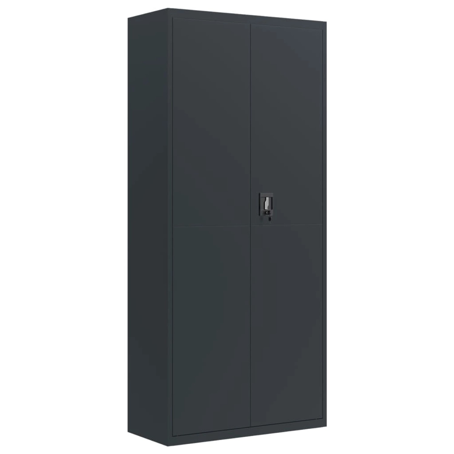 vidaXL Aktenschrank Anthrazit 90x40x200 cm Stahl günstig online kaufen