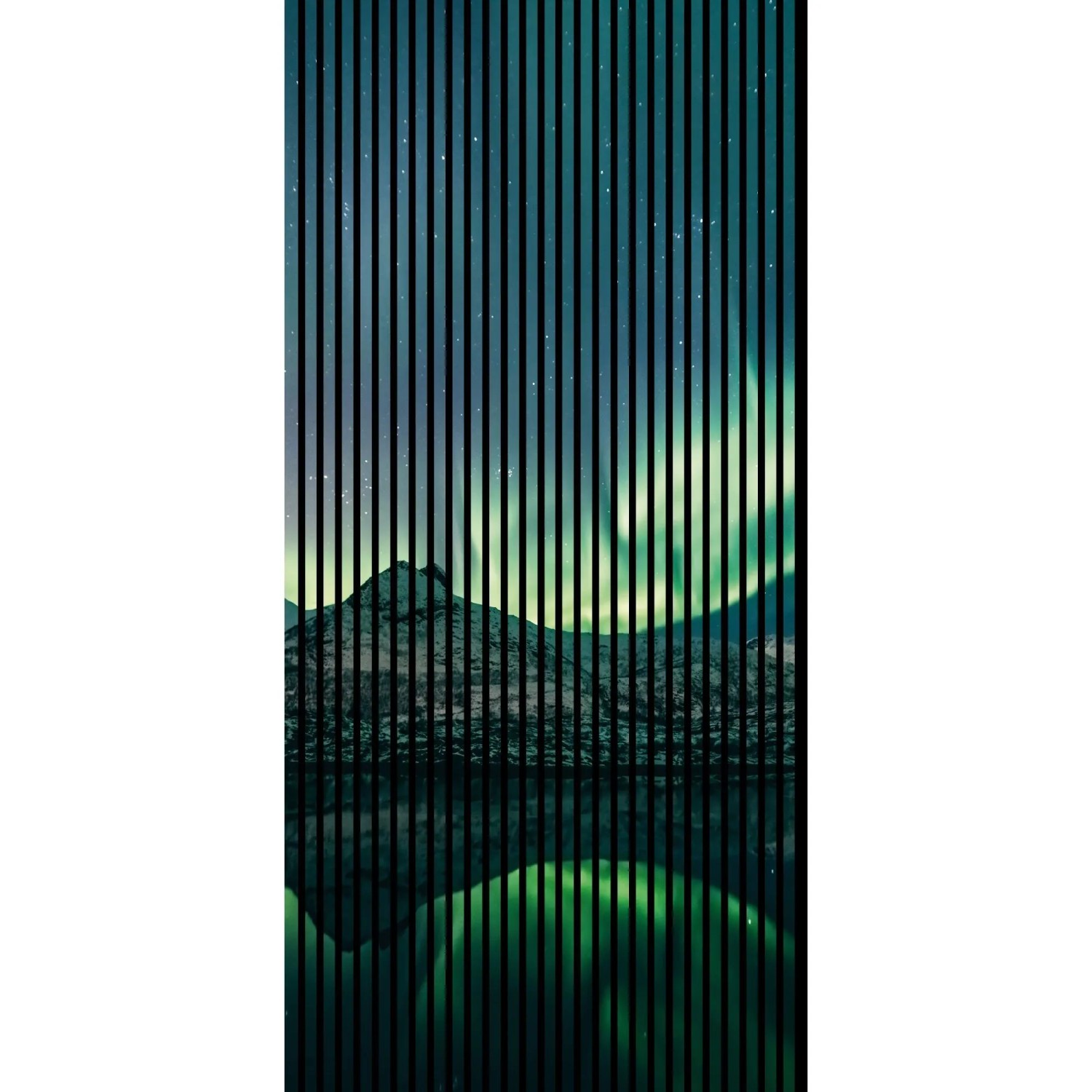 FN Acustico Akustikplatte Nordlichter 1 PET u. MDF Foliert 1.133 x 19 x 2.400 mm