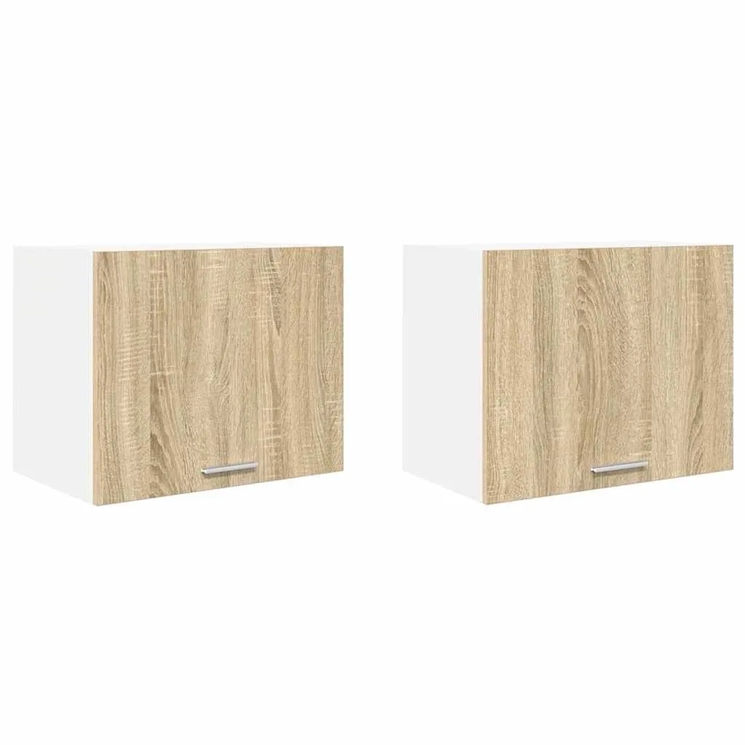 vidaXL Hängeschrank 2 Stk Sonoma-Eiche und Weiß 50 x 31 x 40 cm 884151 günstig online kaufen