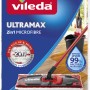 Vileda Ultramax Ersatz-Wischbezug für Reinigungsgeräte, Mikrofaser, optimal für Parkett und Laminat.