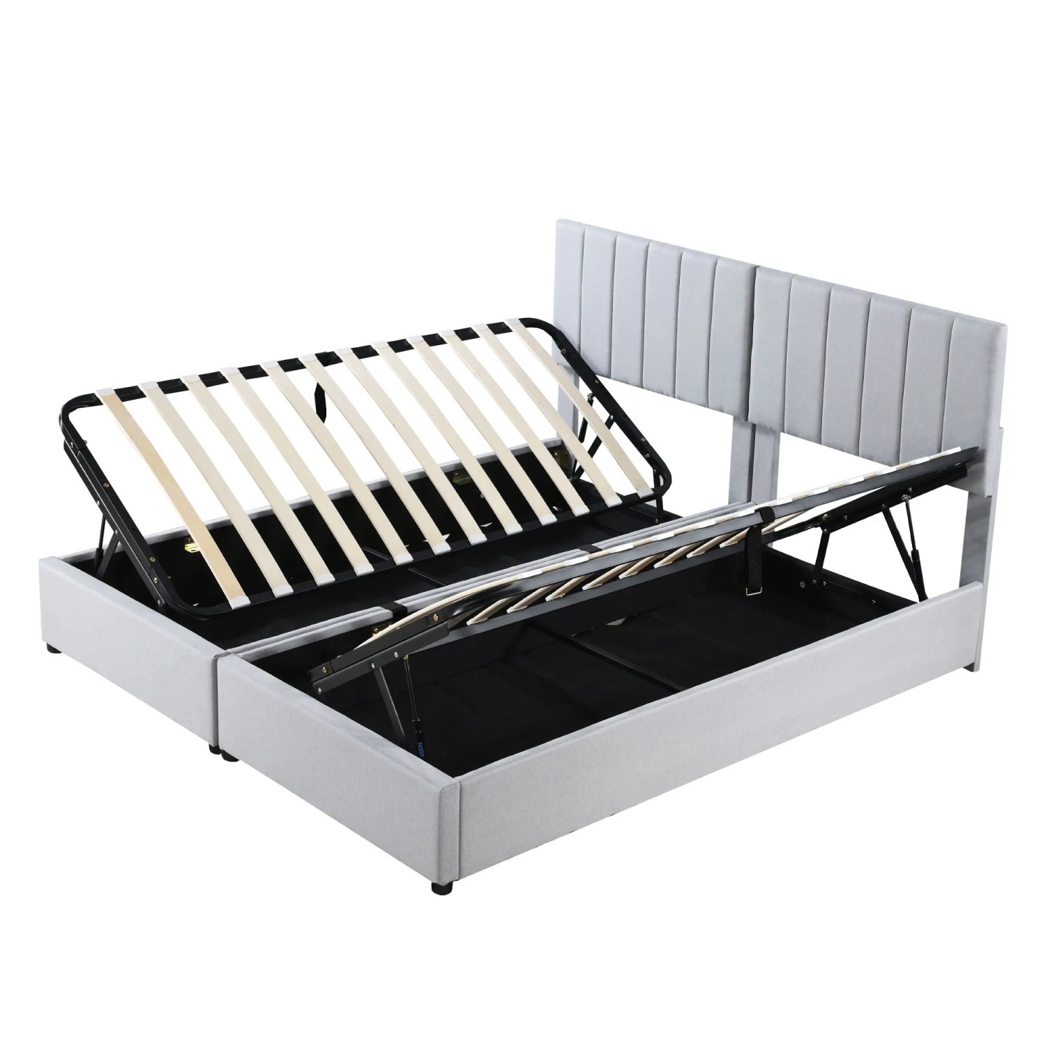 okwish Polsterbett 180×200 Kinderbett mit Bettkasten ohne Matratze
