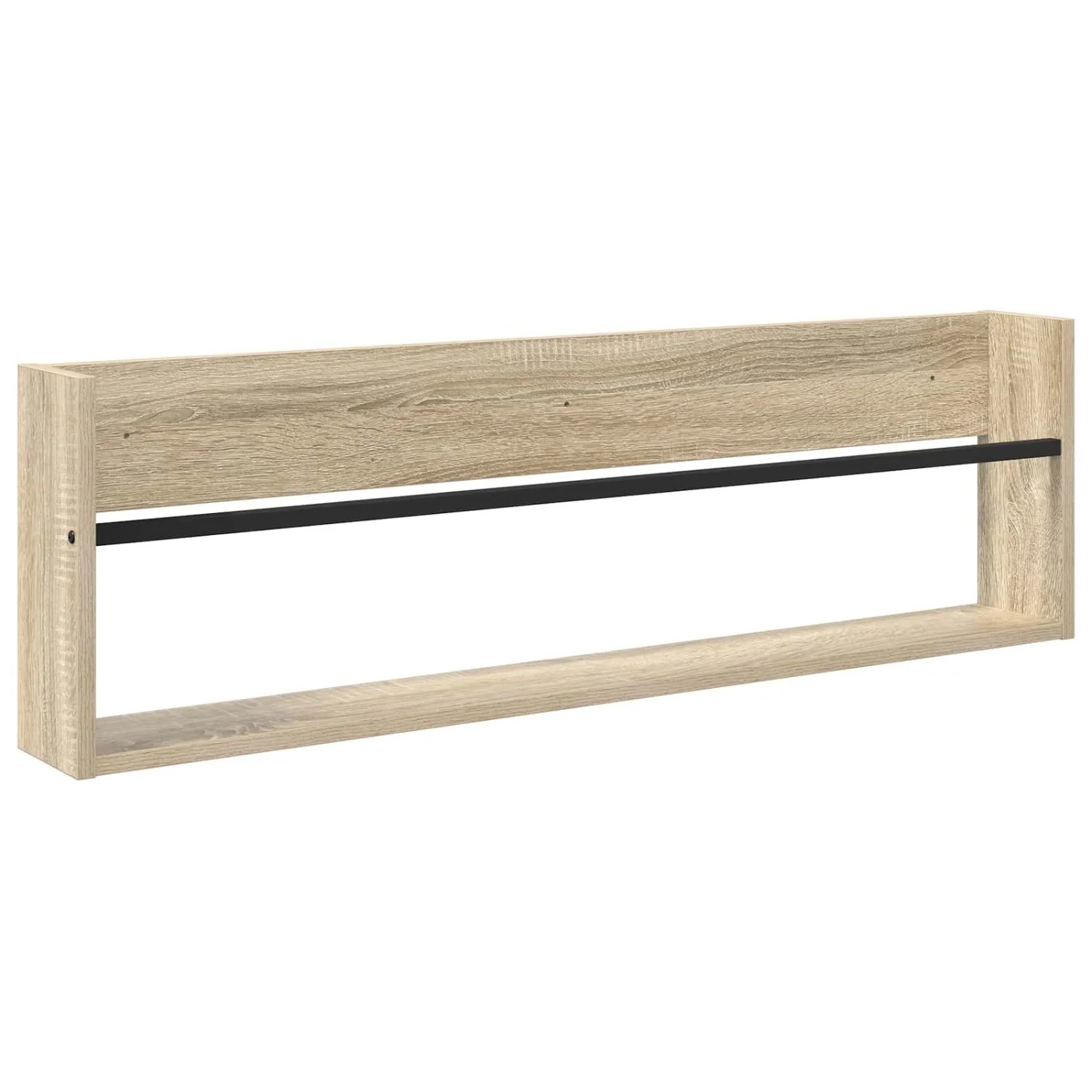 vidaXL Magazinregal Sonoma-Eiche 100 x 12 x 30 cm Holzwerkstoff 890818