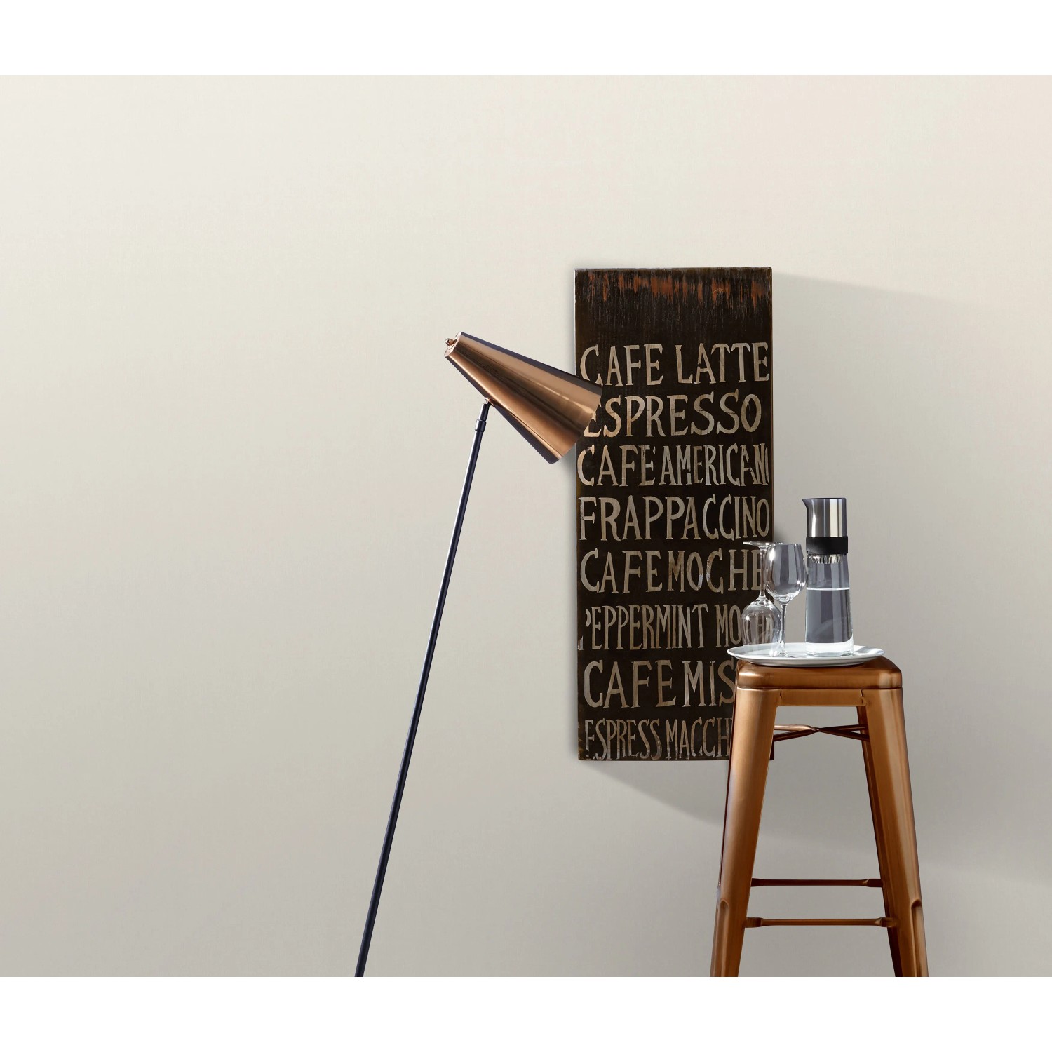 Erismann Vliestapete Spotlight InStyle Creme an Wand, edle Unistruktur mit Glanzeffekt.
