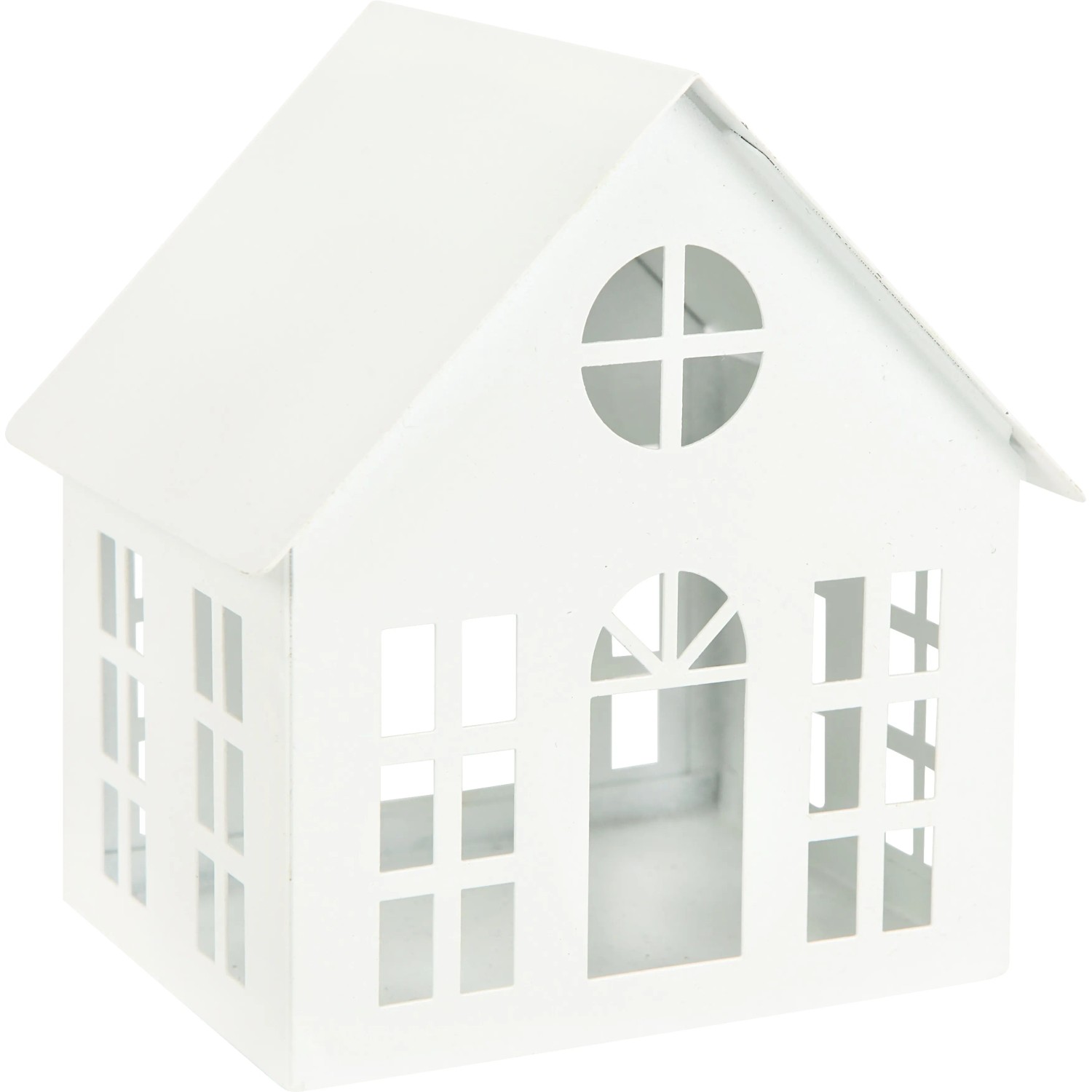 Teelichthalter Deko-Haus 10 x 9,5 x 8,2 cm Weiß kaufen bei OBI