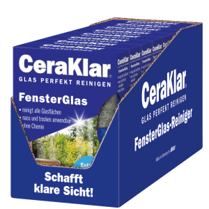 abrazo CeraKlar FensterGlas Schwämme, 8er Pack zur Glasreinigung.