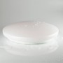 Weiße, runde LED-Deckenleuchte, 37 cm Durchmesser, geeignet für Feuchträume.