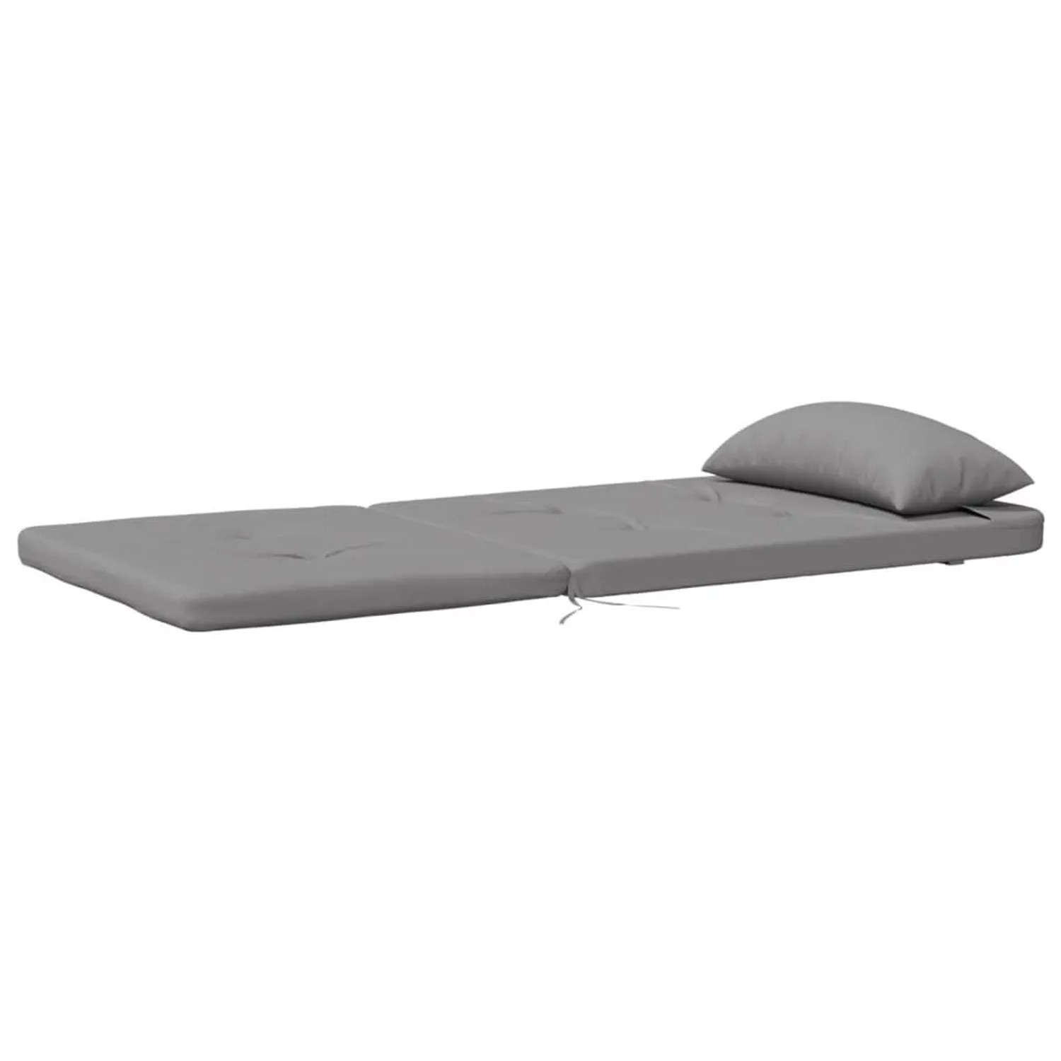 Graue vidaXL Adirondack-Auflage aus Oxford-Gewebe, segmentiert, mit Kissen. Sitzkissen für Gartenmöbel.