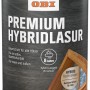 OBI Hybridlasur Premium Grau 2,5 l im Metalleimer. Holzlasur für Innen und Außen.