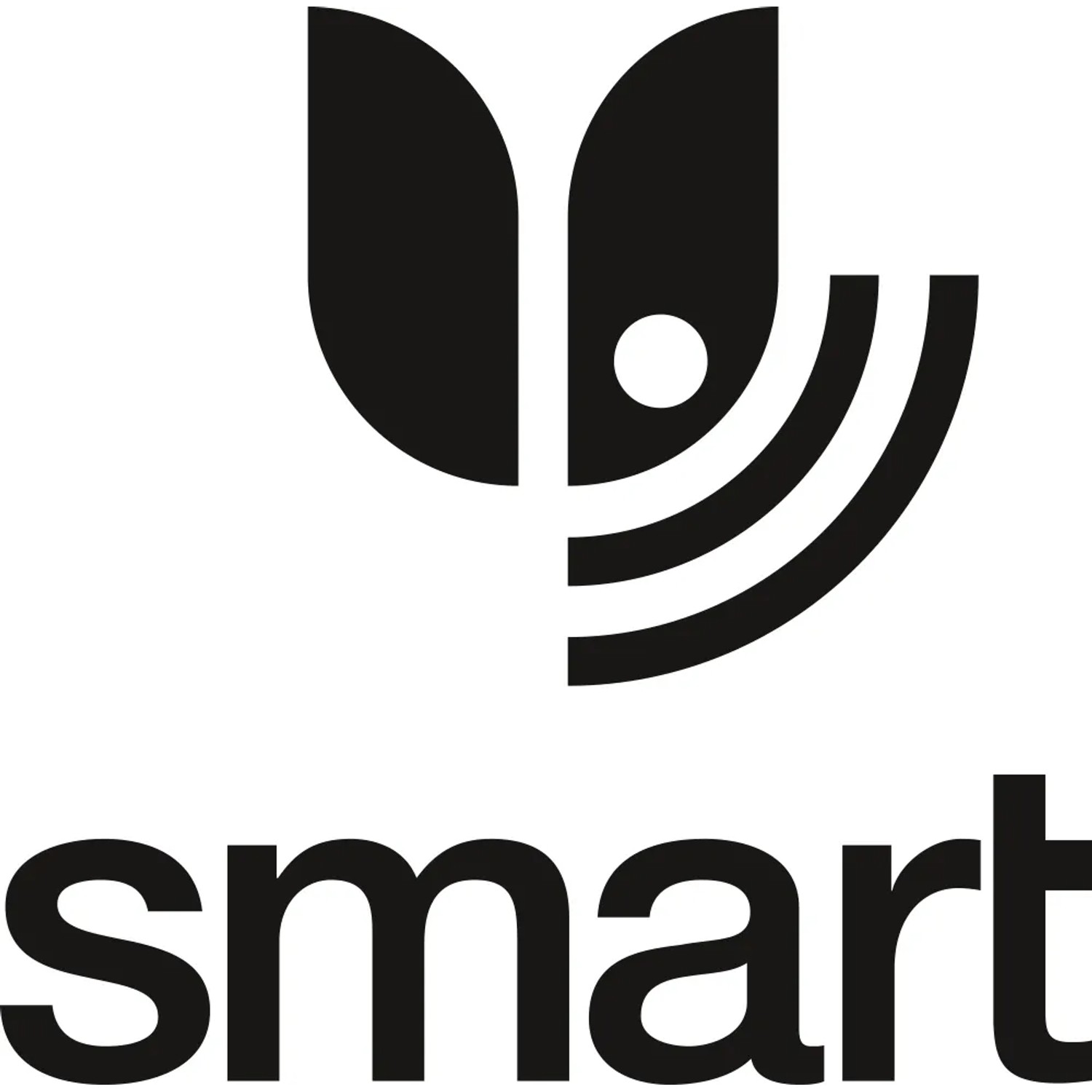 Gardena Smart Sensor Logo: Blätter und Funkwellen für smarte Bewässerungssteuerung.