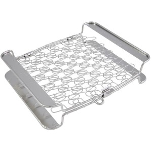 Char-Broil Grillkorb aus Edelstahl mit flexibler Drahtkonstruktion für empfindliche Speisen.