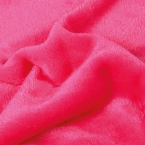 Nahaufnahme: Pinkfarbener Bestlivings Kissenbezug 40x60 cm, Kuschelkissen, weicher Stoff.