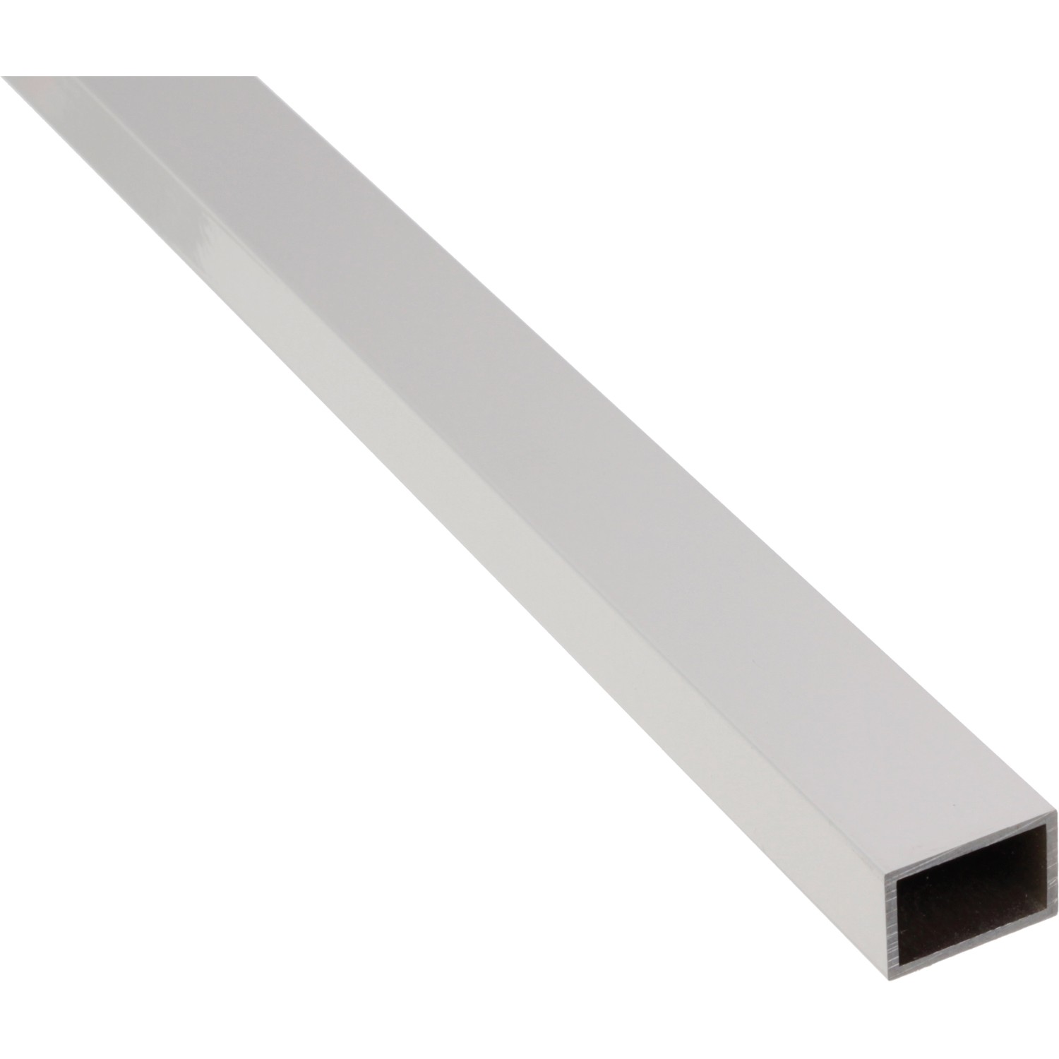 Rechteckrohr Alu Silber