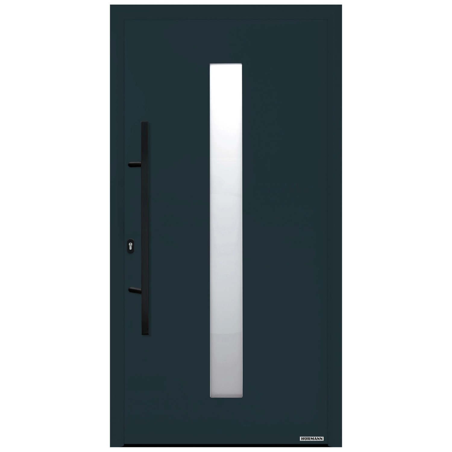 Hörmann Haustür Thermo65 Motiv 610S Anthrazitgrau 110 cm x 210 cm DIN L günstig online kaufen