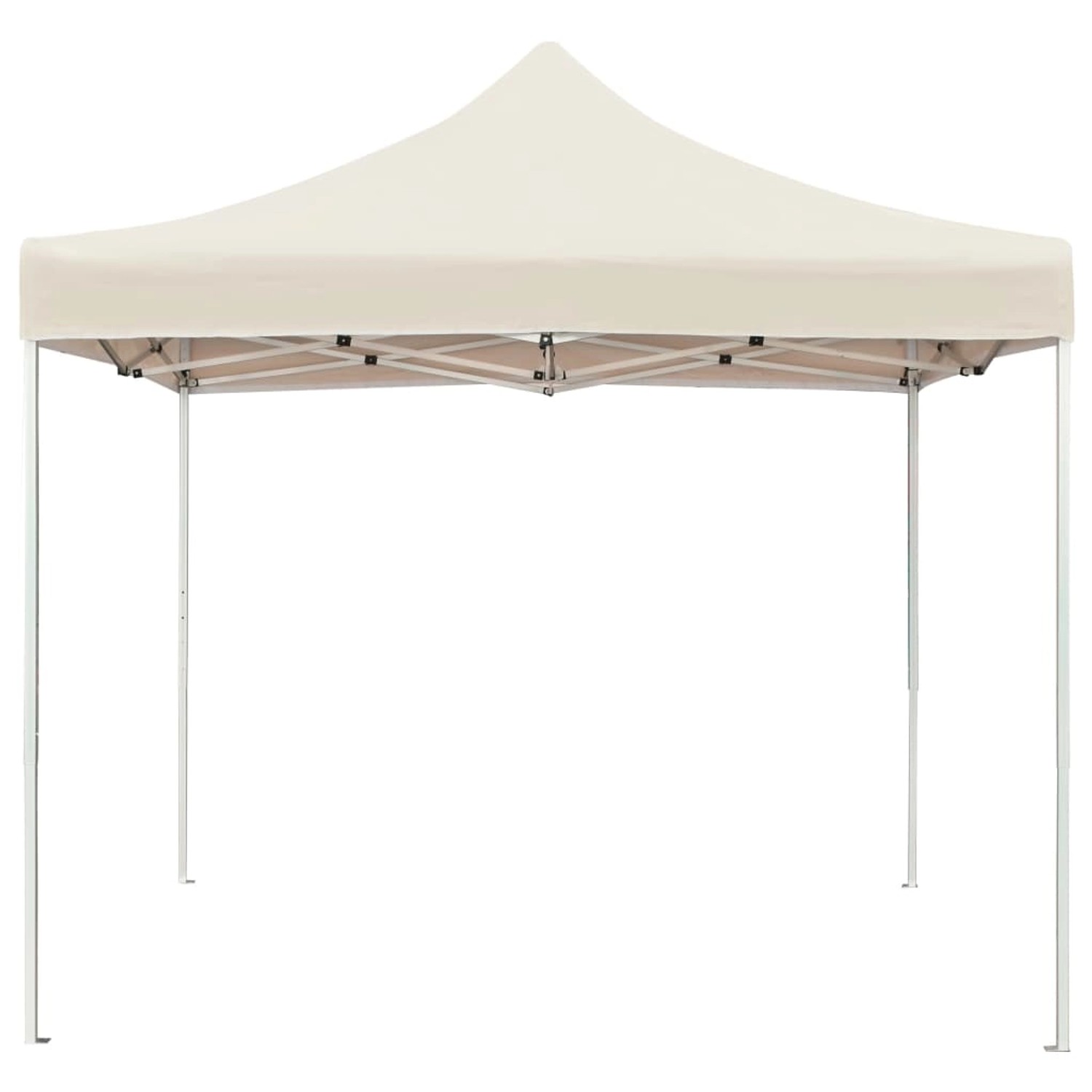 vidaXL Profi-Partyzelt Faltbar Aluminium 2x2 m Creme günstig online kaufen