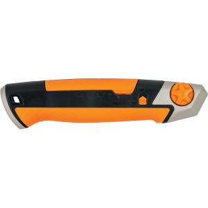 Fiskars Abbrechklingenmesser CarbonMax™ 25 mm, orange-schwarz. Messer mit Klingenwechsel.