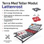 Matratzen Perfekt TerraMed T-Flex Teller-Lattenrost 140x200 cm manuell verstellbar 5-Zonen 55 Tellermodule_2