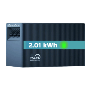 TSUN TSOL-DCU2000Lite Solarspeicher 2,01 kWh LiFePO4 Solarakku für PV Systeme Balkonkraftwerk 6000 Zyklen Batterie
