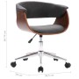 vidaXL Drehbare Esszimmerstühle 6 Stk Grau Stoff 3054886_8