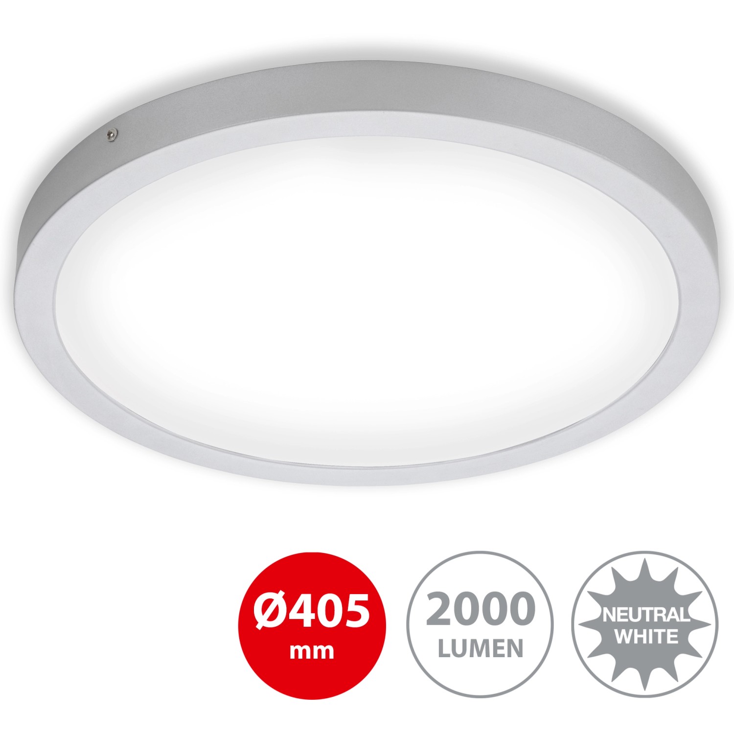 Briloner LED-Decken-& Wandlampe Fire Chrom Matt günstig online kaufen