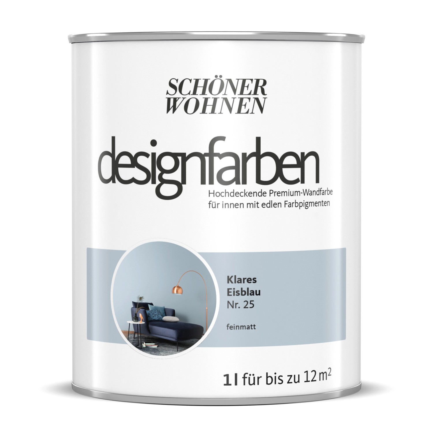 Schöner Wohnen Designfarben Klares Eisblau 1 l